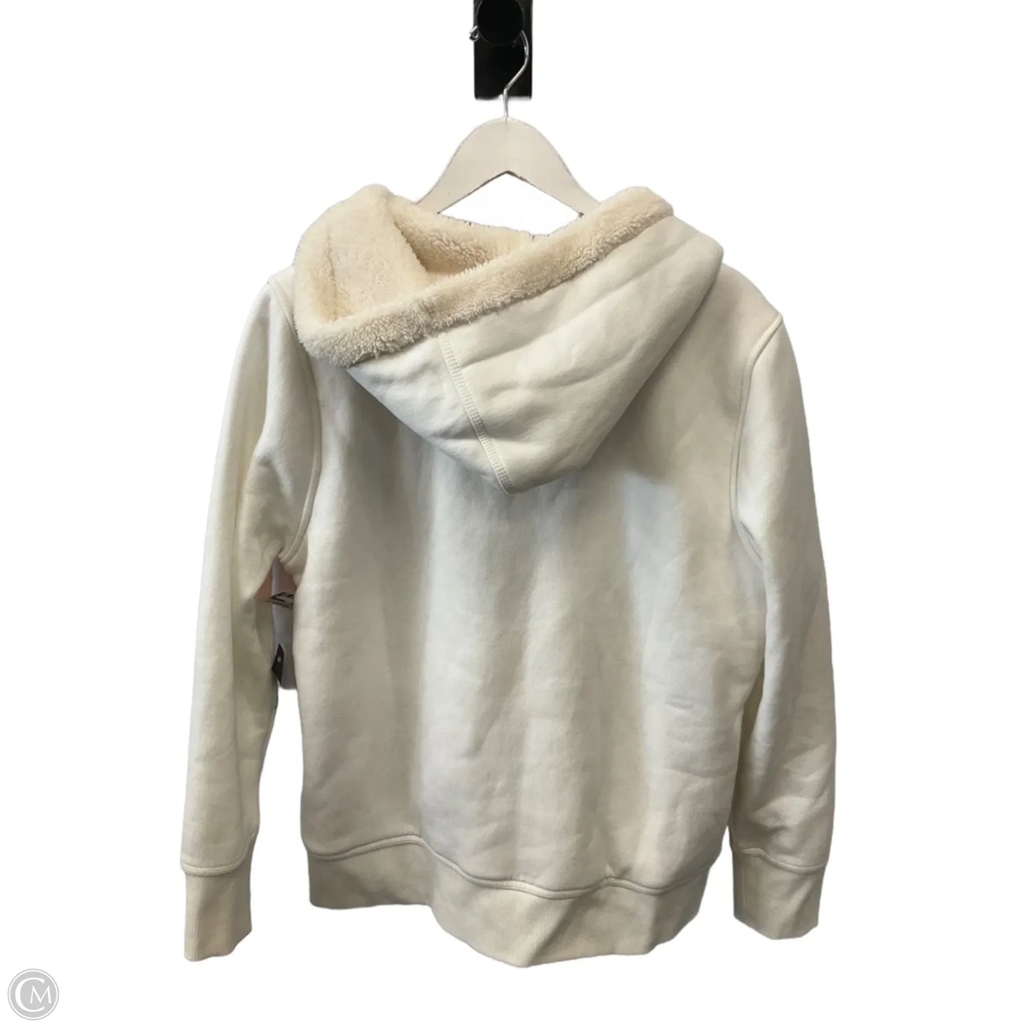 Jacket Fleece By Eddie Bauer In White, Size: Xl