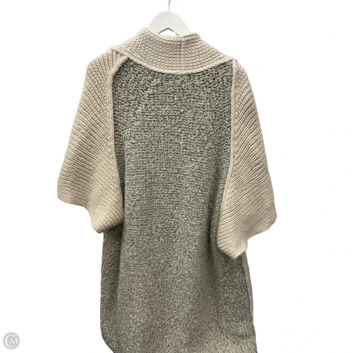 Sweater Cardigan By Elan In Cream, Size: L