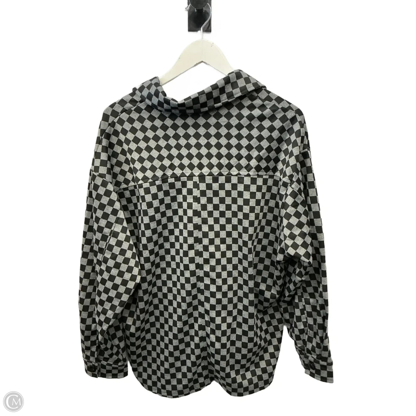 Top Long Sleeve By Hyfve In Grey, Size: L