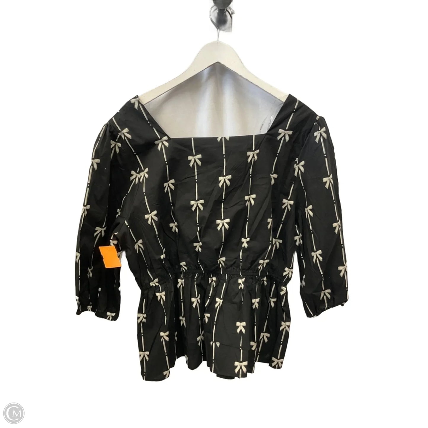 Top Short Sleeve By Hayden La In Black & Grey, Size: 1x