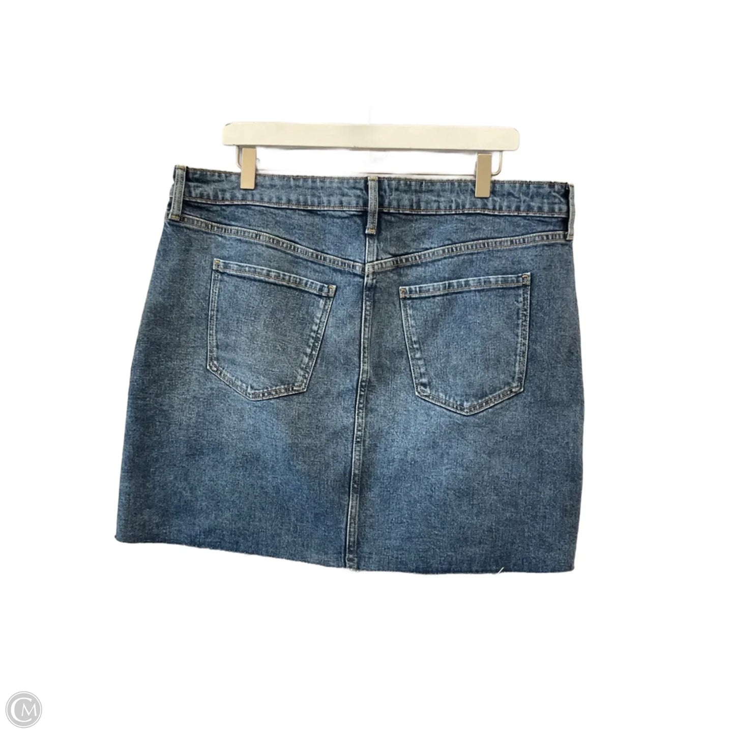 Skirt Mini & Short By Old Navy In Blue Denim, Size: 16