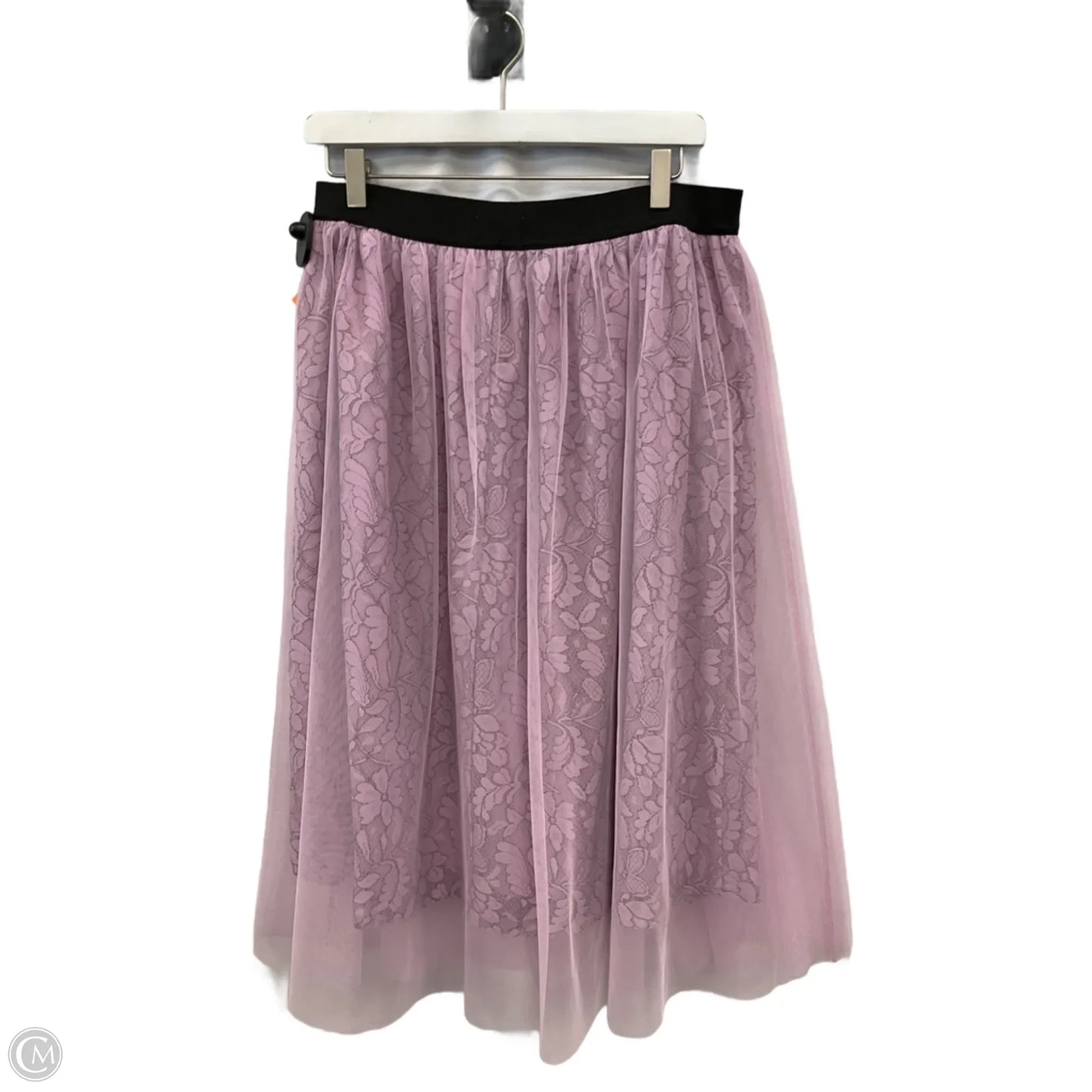 Skirt Midi By Elle In Purple, Size: L