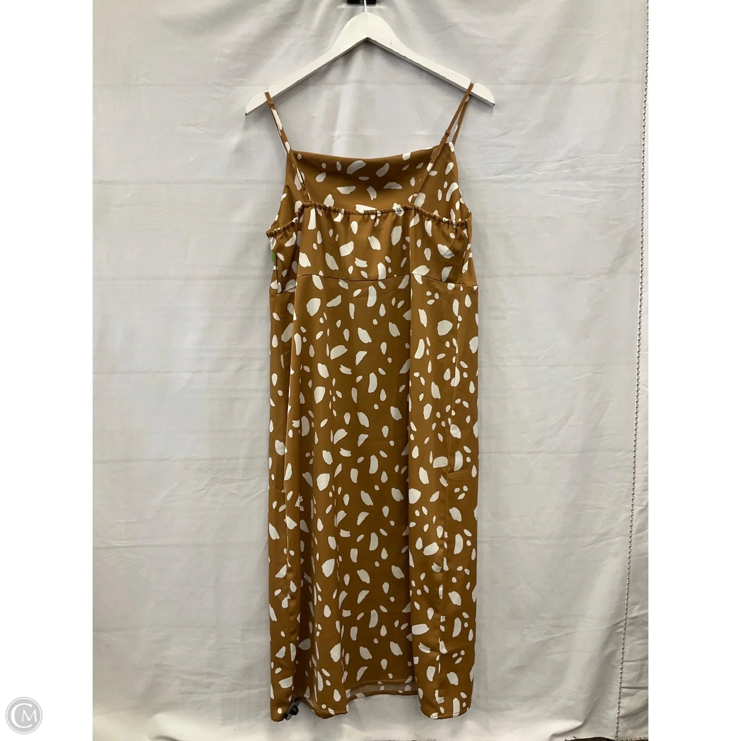 Dress Casual Midi By Old Navy In Beige, Size: M