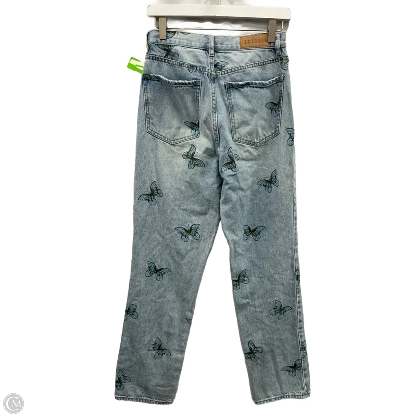 Jeans Straight By Pacsun In Blue Denim, Size: 4