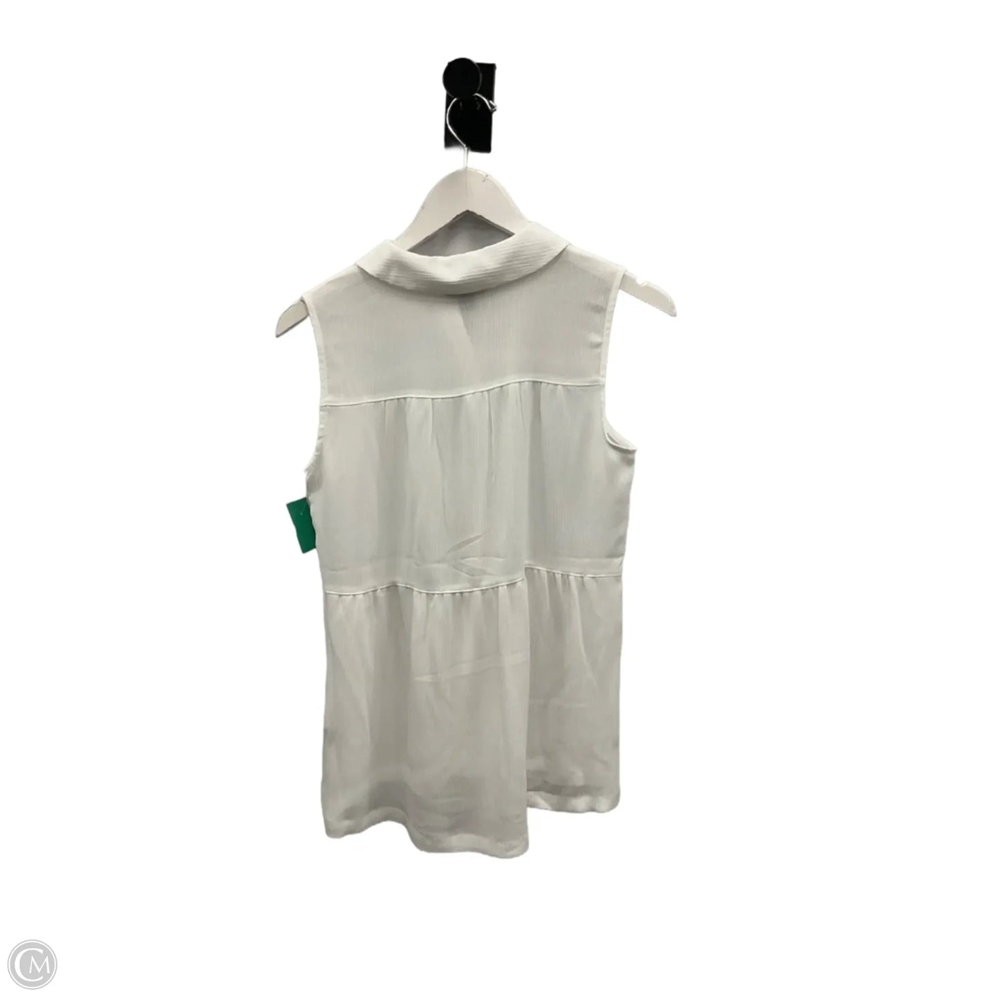 Top Sleeveless By Simply Vera In White, Size: Xs