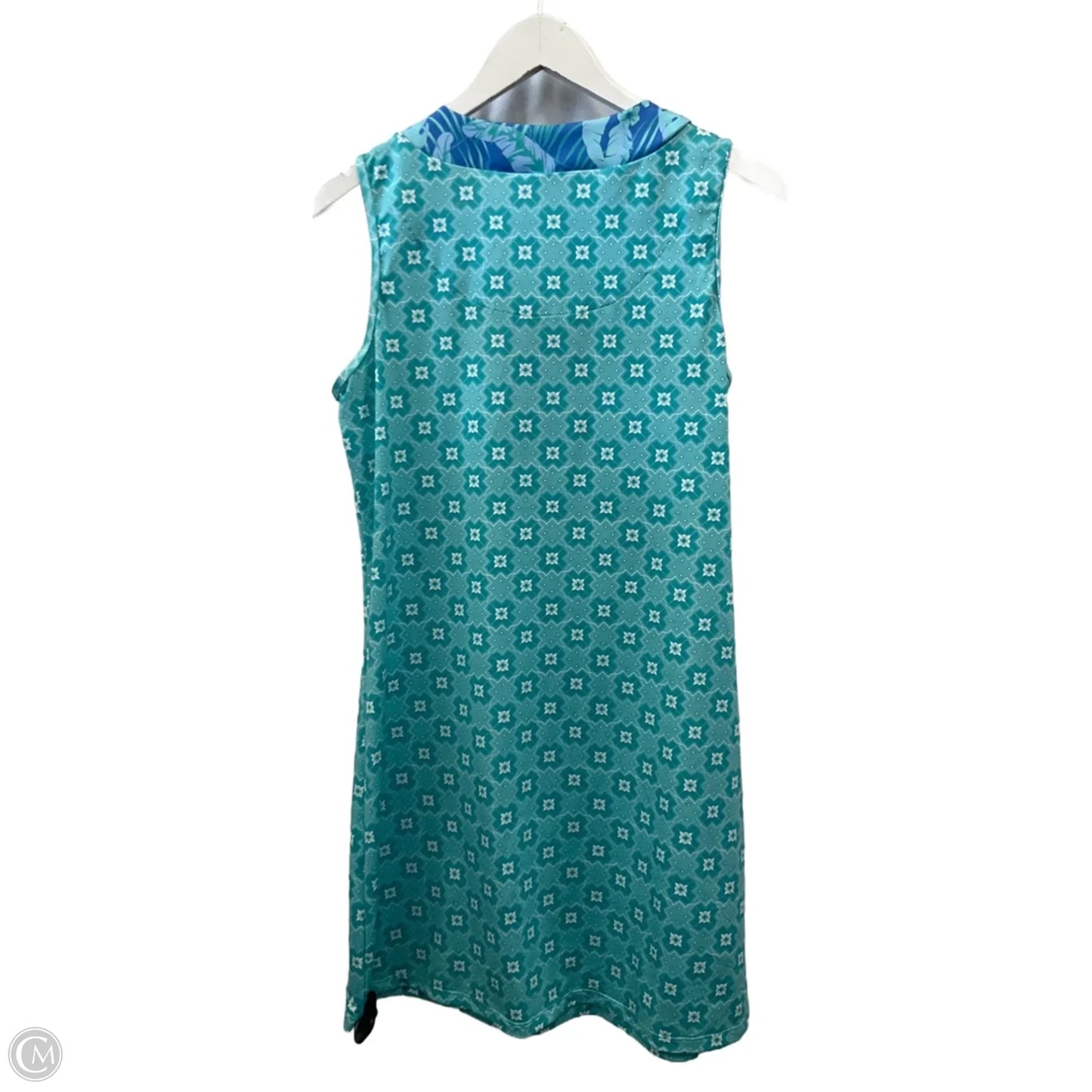 Dress Casual Short By Cabana Life In Aqua, Size: M