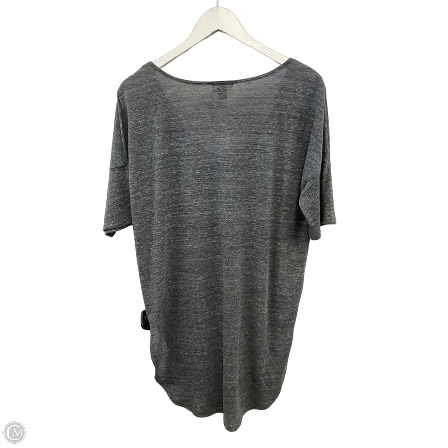 Top Short Sleeve By Old Navy In Grey, Size: L