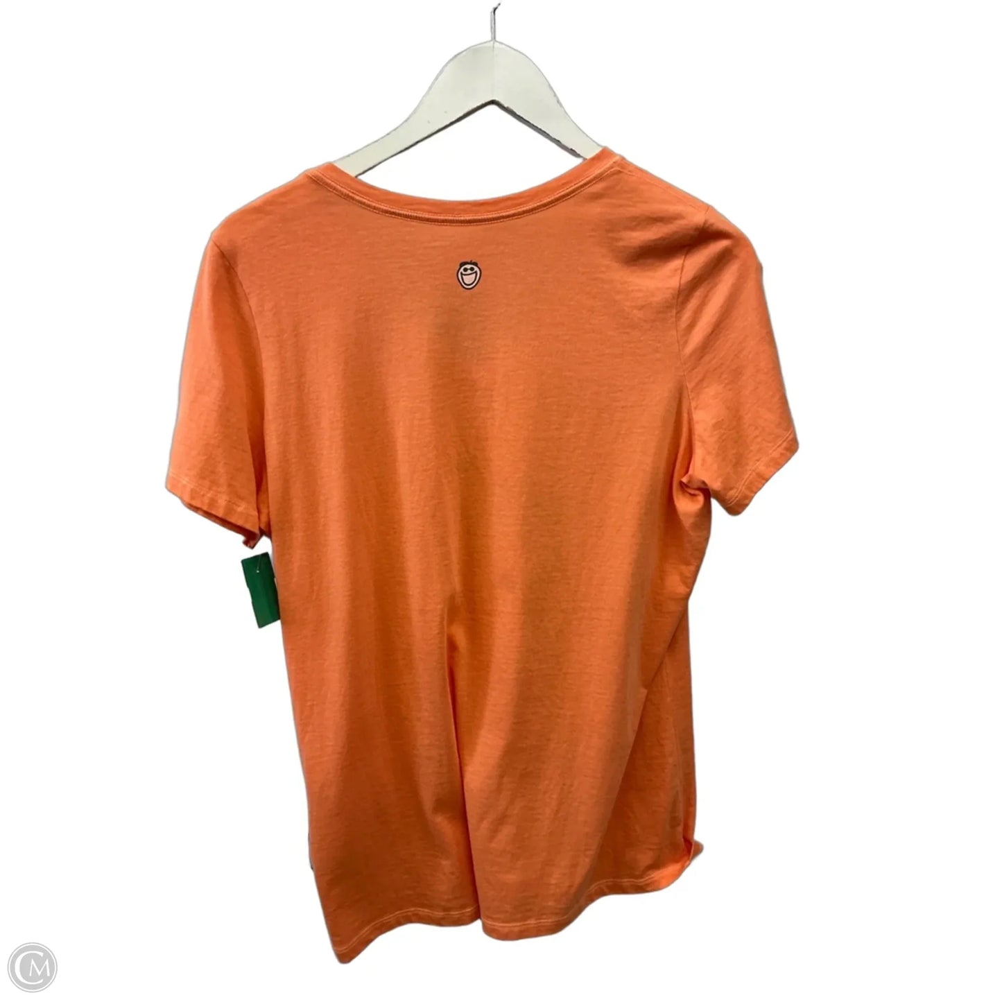 Top Short Sleeve By Life Is Good In Orange, Size: M
