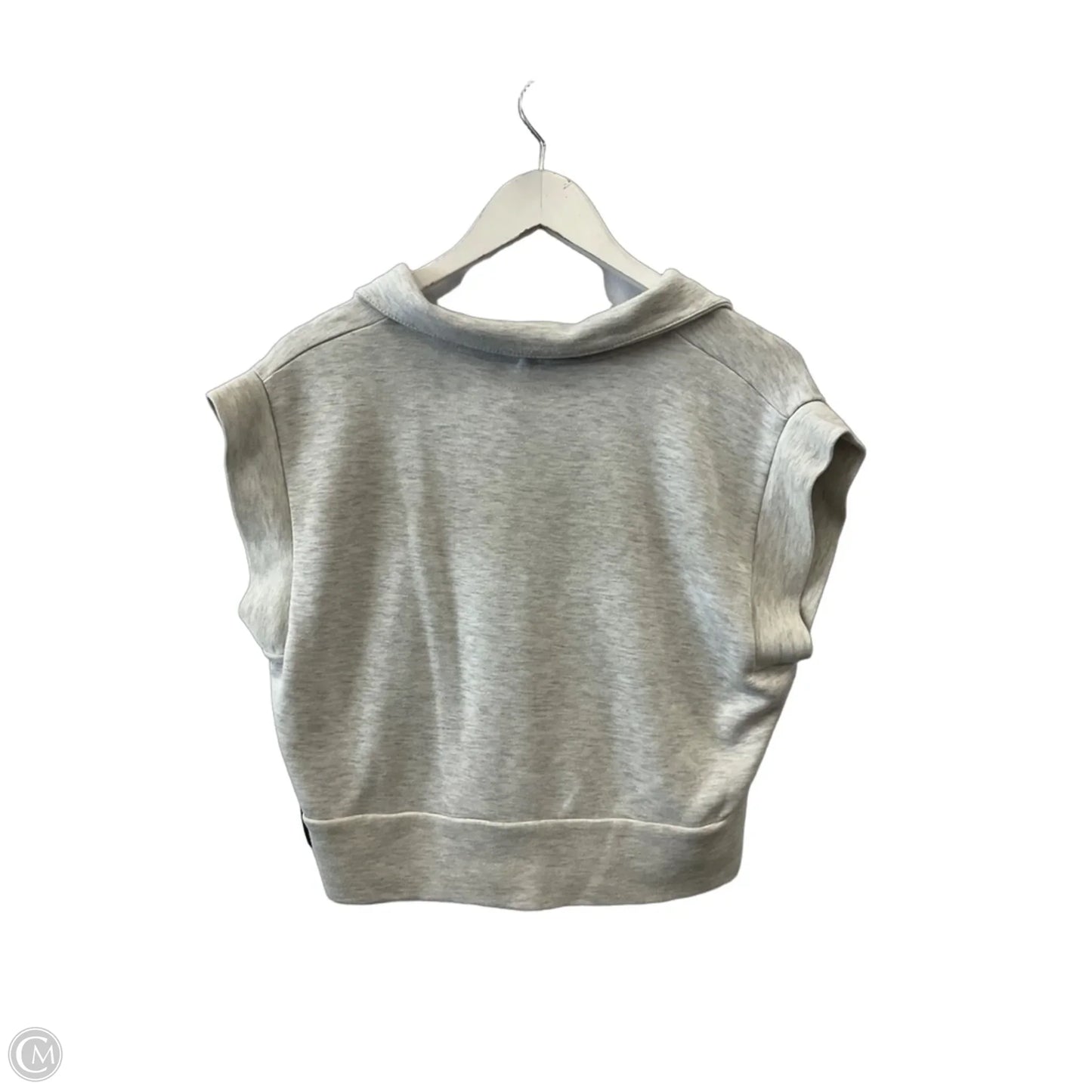 Top Short Sleeve By Danskin In Grey, Size: S