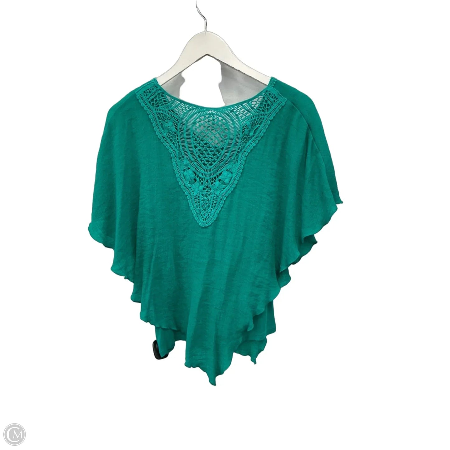 Top Sleeveless By Ab Studio In Green, Size: S