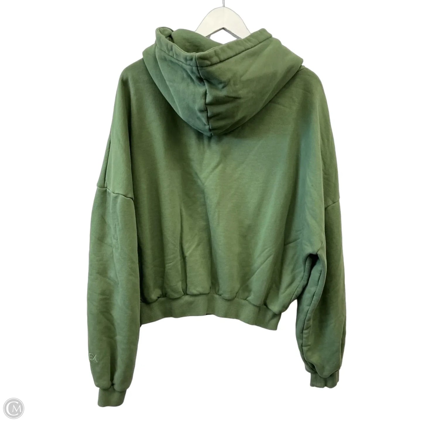 Sweatshirt Hoodie By Clothes Mentor In Green, Size: M