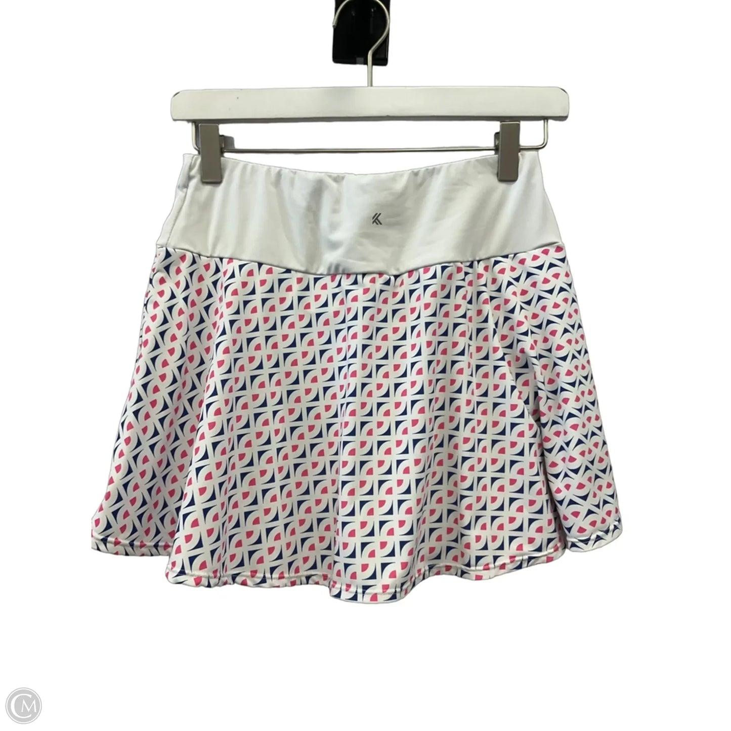 Athletic Skort By Kyodan In Pink & White, Size: S