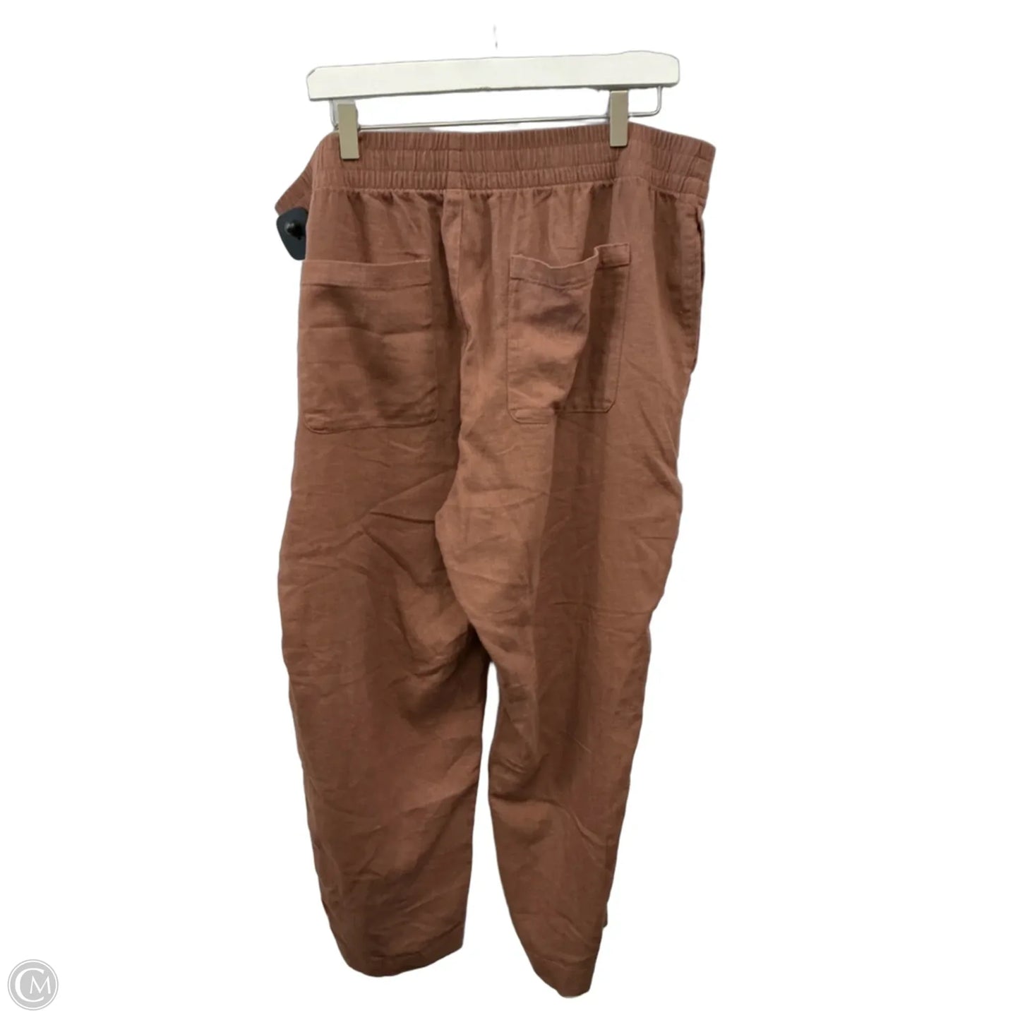 Pants Linen By Old Navy In Brown, Size: Xl