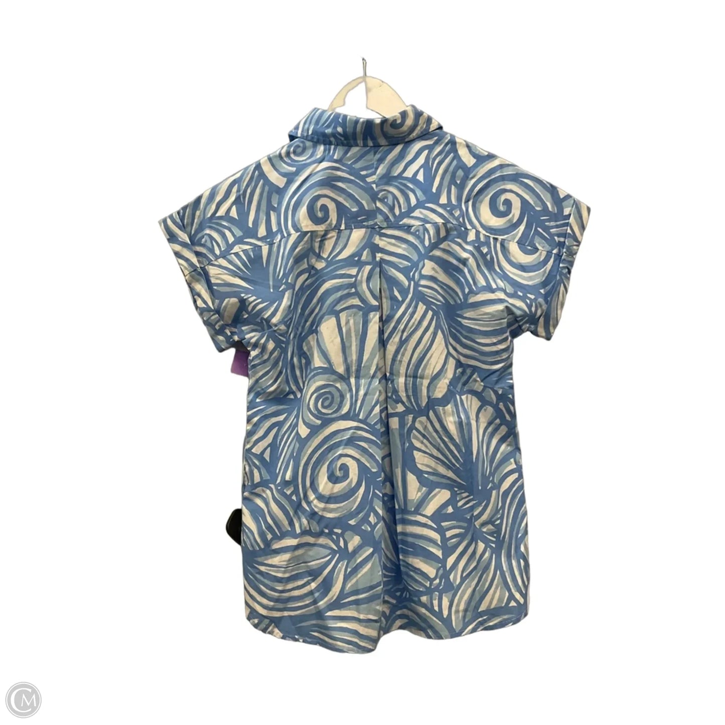 Top Short Sleeve By Vineyard Vines In Blue, Size: Xs