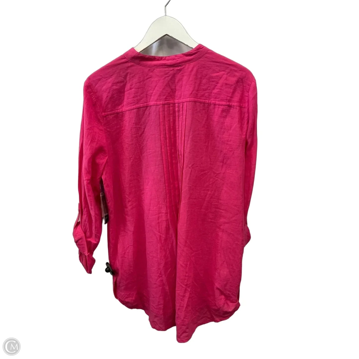 Top 3/4 Sleeve By Style And Company In Pink, Size: L