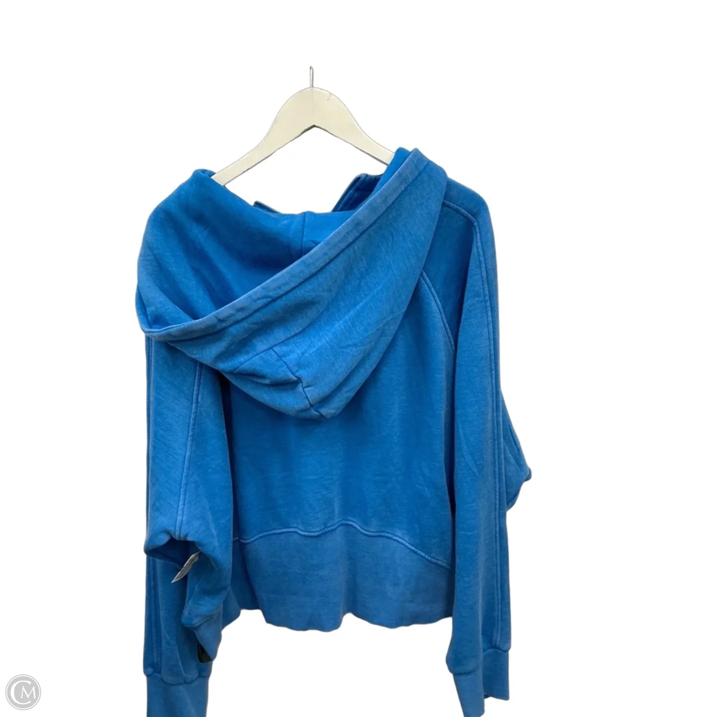 Sweatshirt Hoodie By Clothes Mentor In Blue, Size: 3x