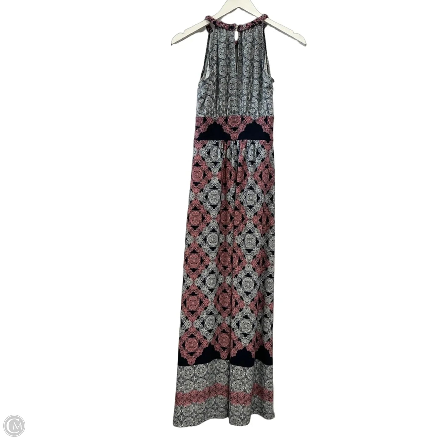 Dress Casual Maxi By Clothes Mentor In Blue & Pink, Size: S