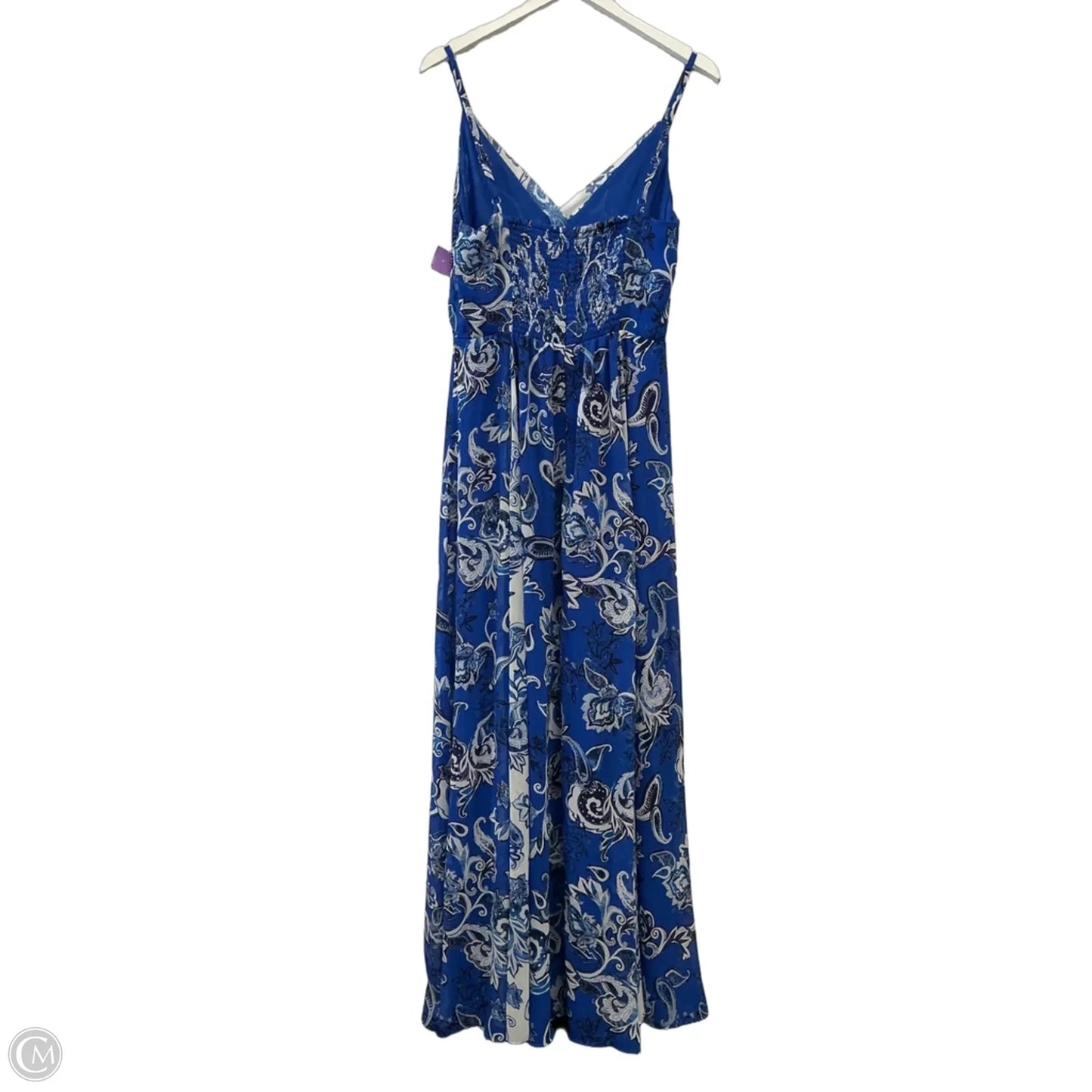 Dress Casual Maxi By White House Black Market In Blue, Size: M