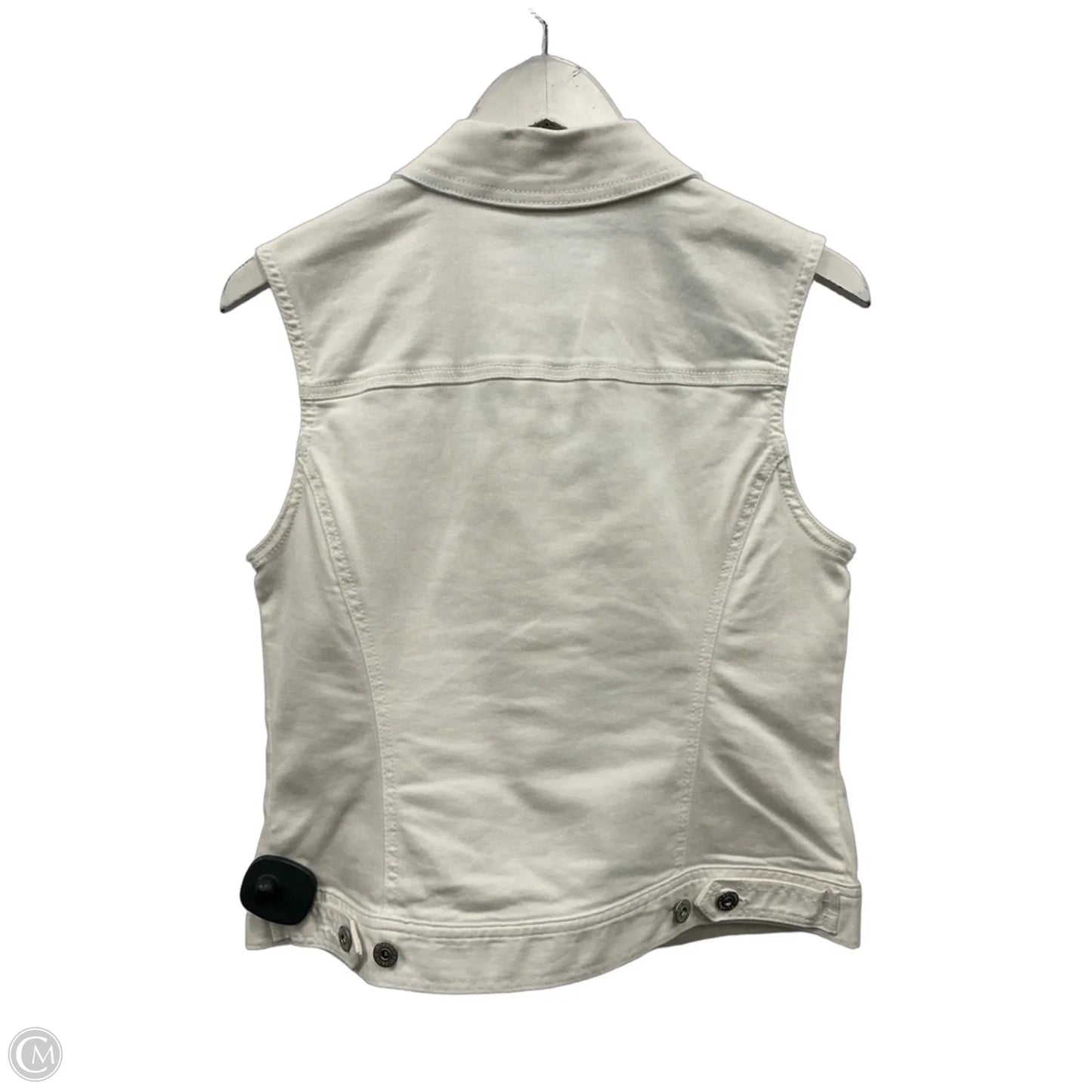 Vest Denim By Style And Company In White Denim, Size: S