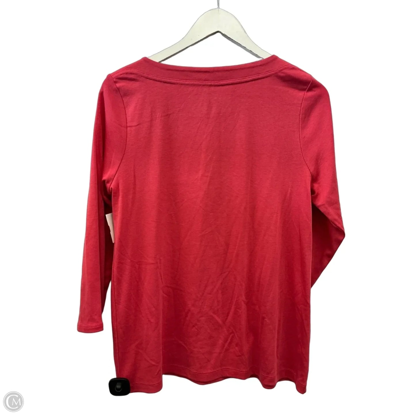 Top 3/4 Sleeve By Chicos In Coral, Size: M