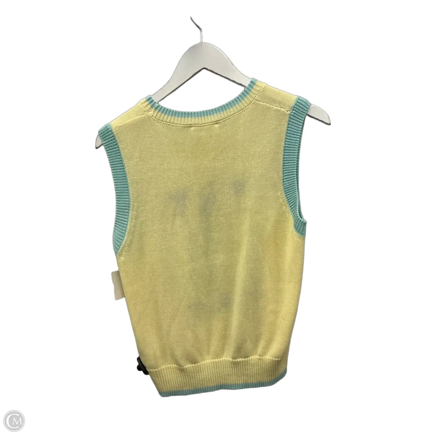 Top Sleeveless By Clothes Mentor In Yellow, Size: M