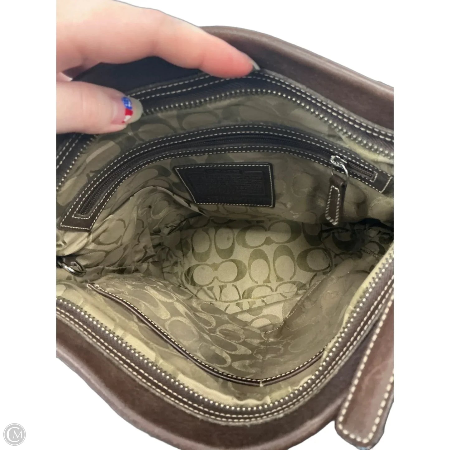 Handbag Designer By Coach, Size: Medium