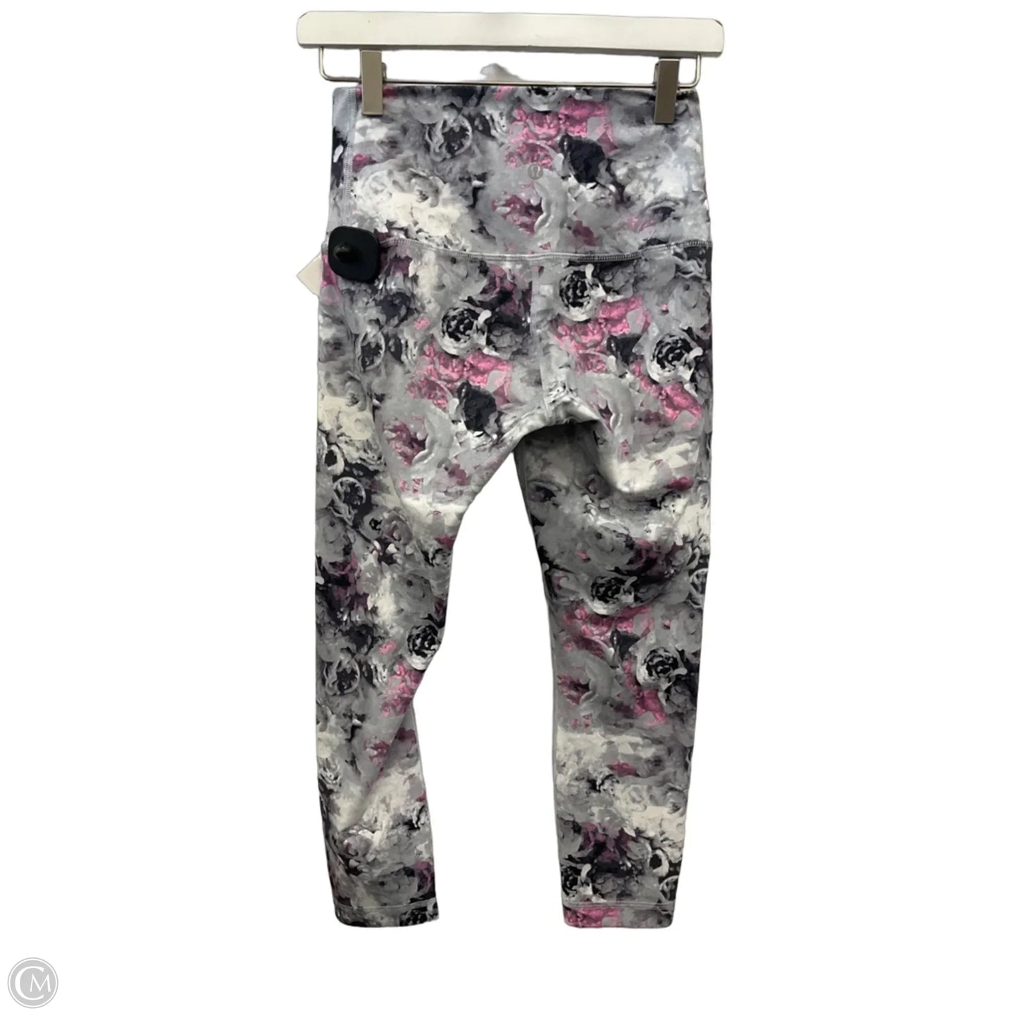 Athletic Leggings By Lululemon In Grey & Purple, Size: S