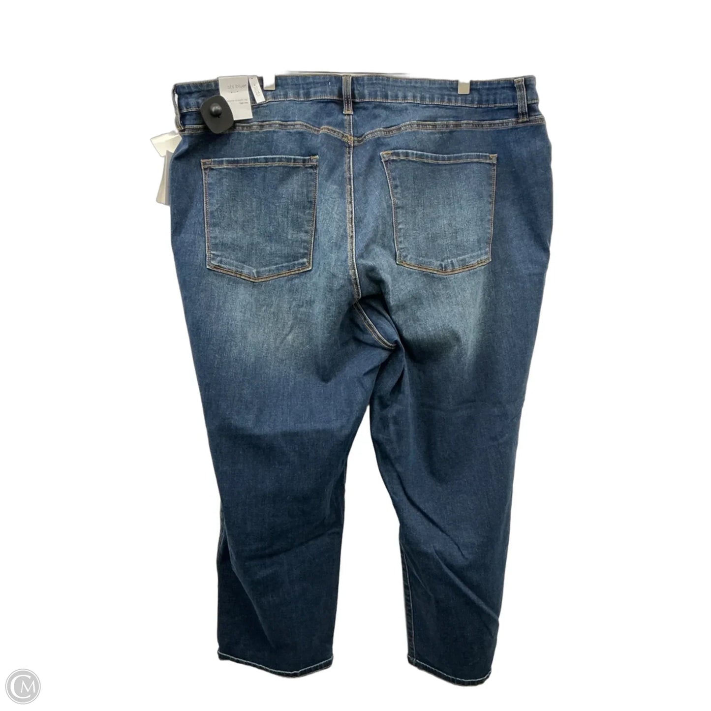 Jeans Straight By Sts Blue In Blue Denim, Size: 24