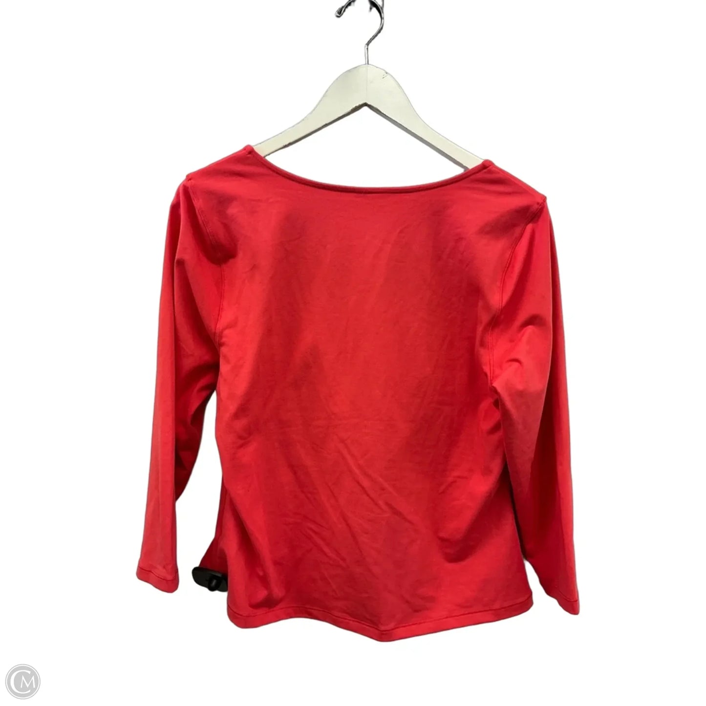 Top 3/4 Sleeve By Athleta In Orange, Size: Xl