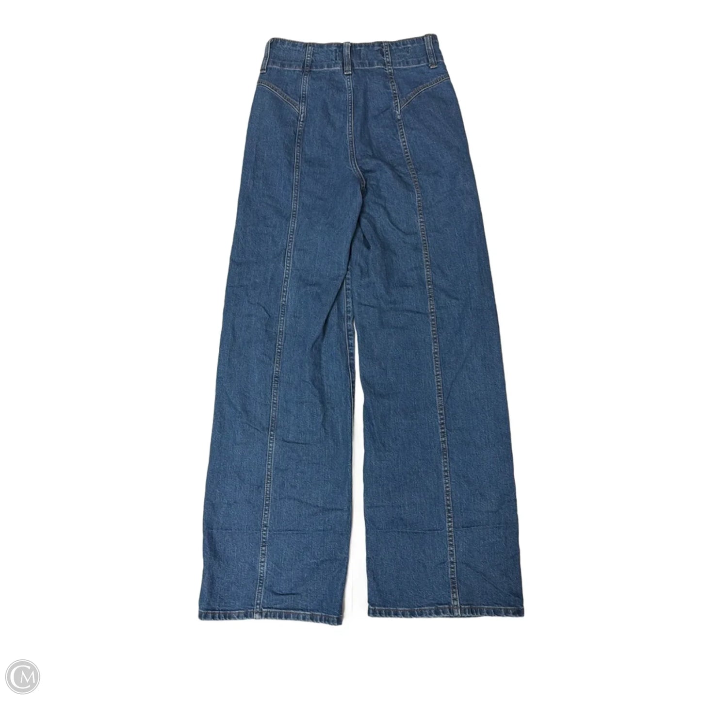 Jeans Wide Leg By Universal Standard In Blue Denim, Size: 4