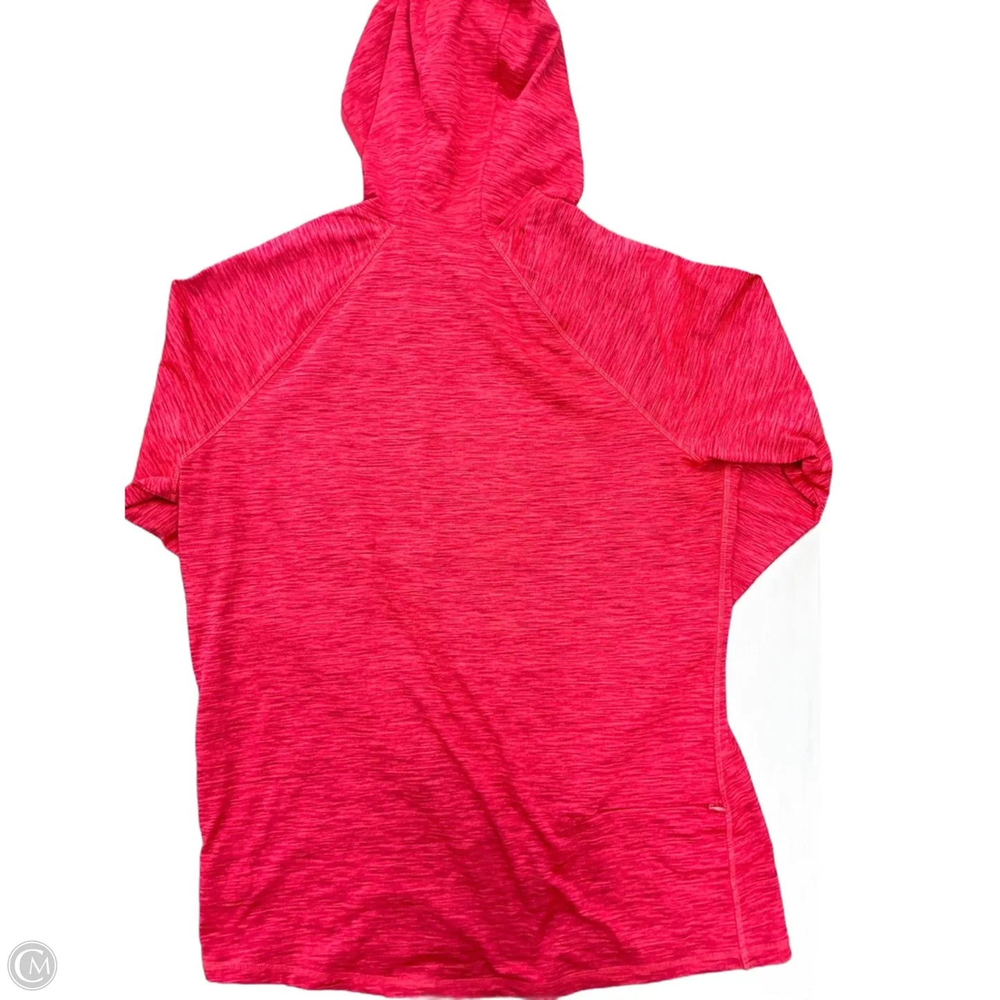 Athletic Top Long Sleeve Hoodie By Old Navy In Orange & Red, Size: 2x