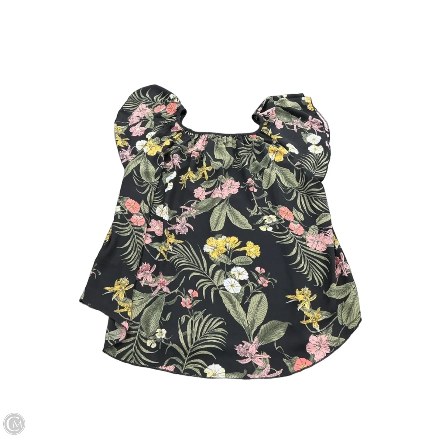Top Short Sleeve By Philosophy In Floral Print, Size: Xs