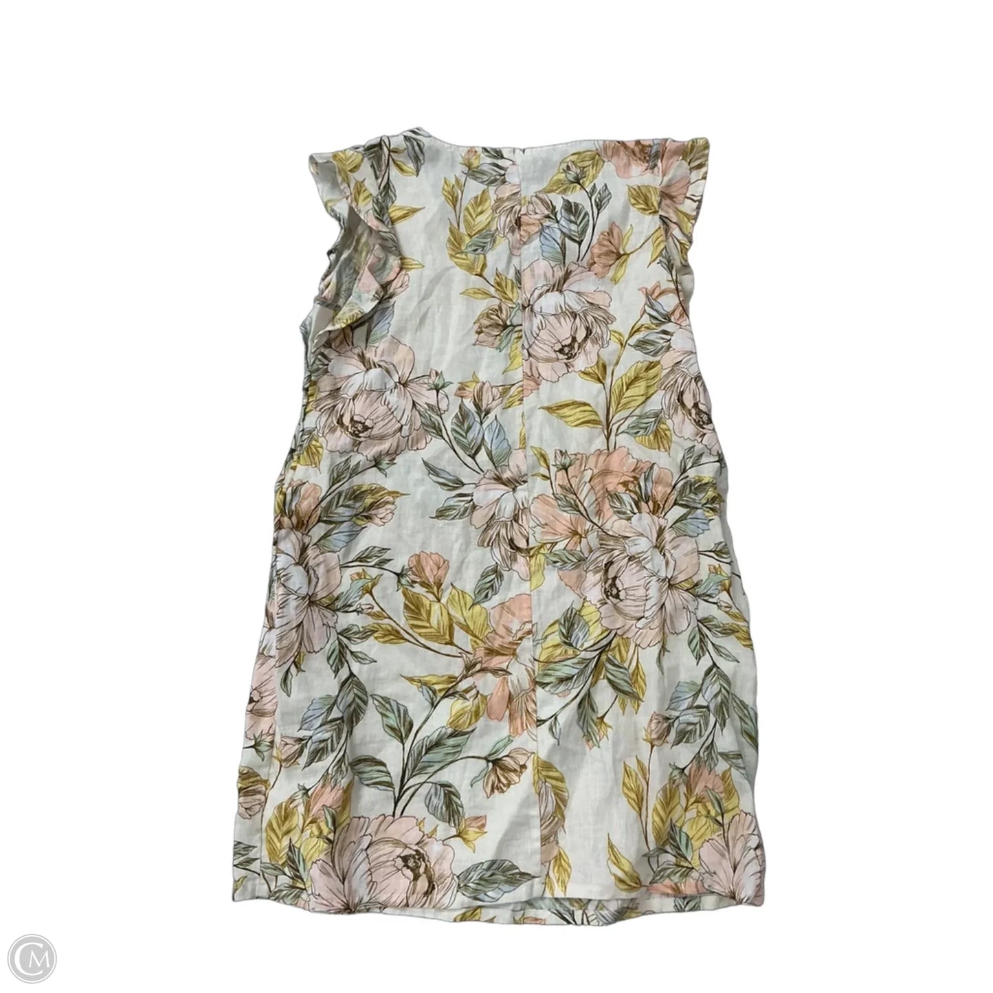 Dress Casual Midi By Nicole Miller In Floral Print, Size: L