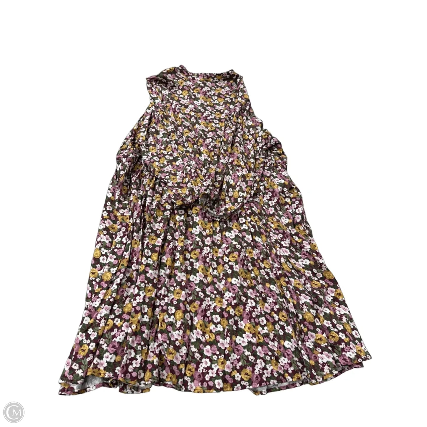 Dress Casual Midi By Torrid In Floral Print, Size: 3x