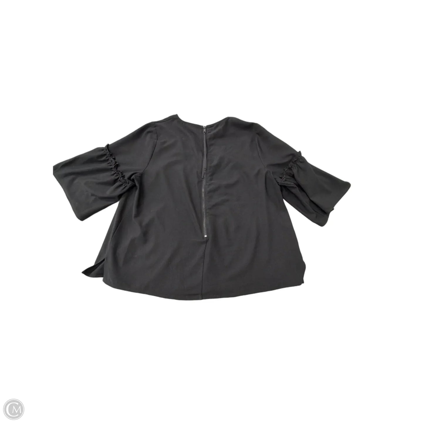 Top Long Sleeve By Lane Bryant In Black, Size: 1x