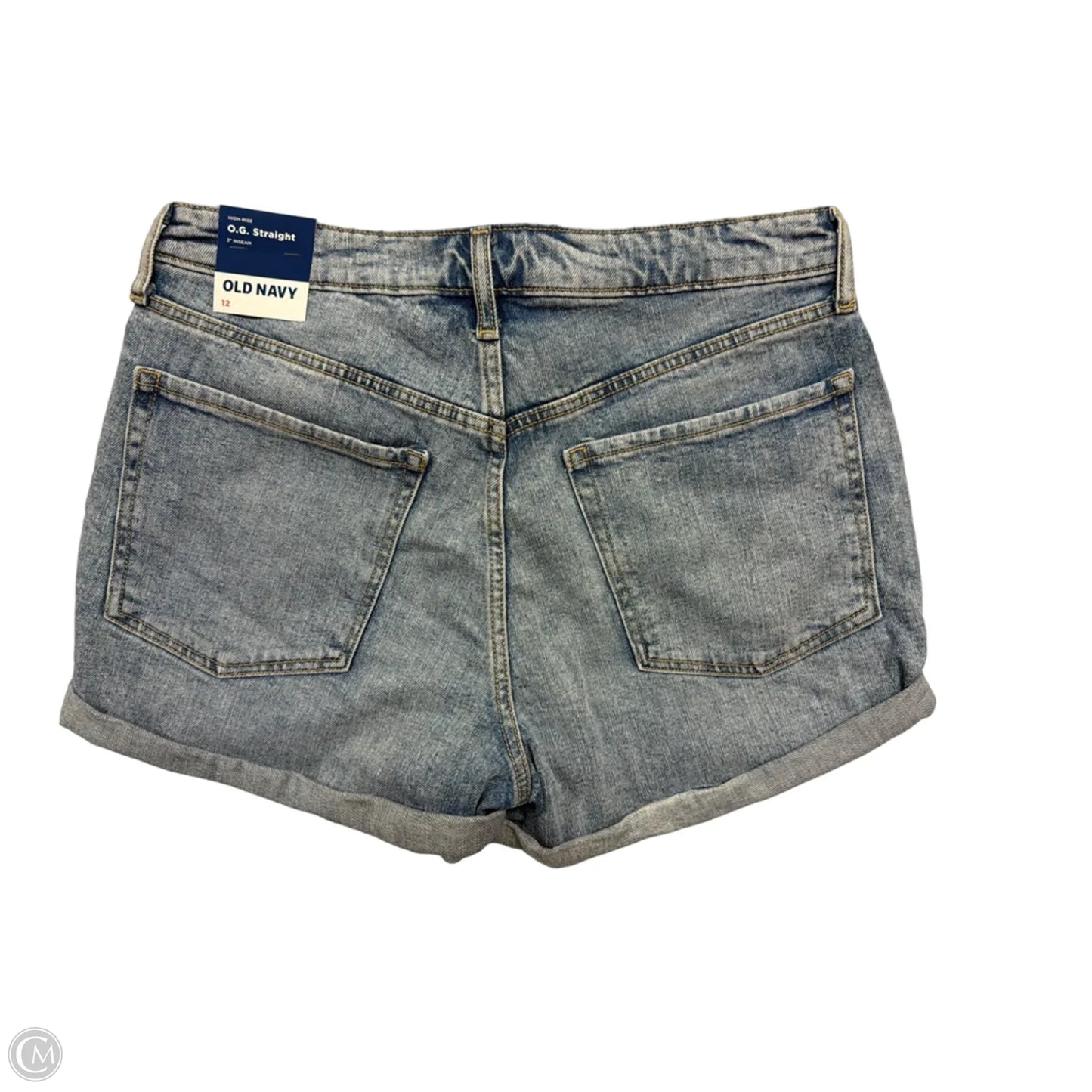 Shorts By Old Navy In Blue Denim, Size: 12