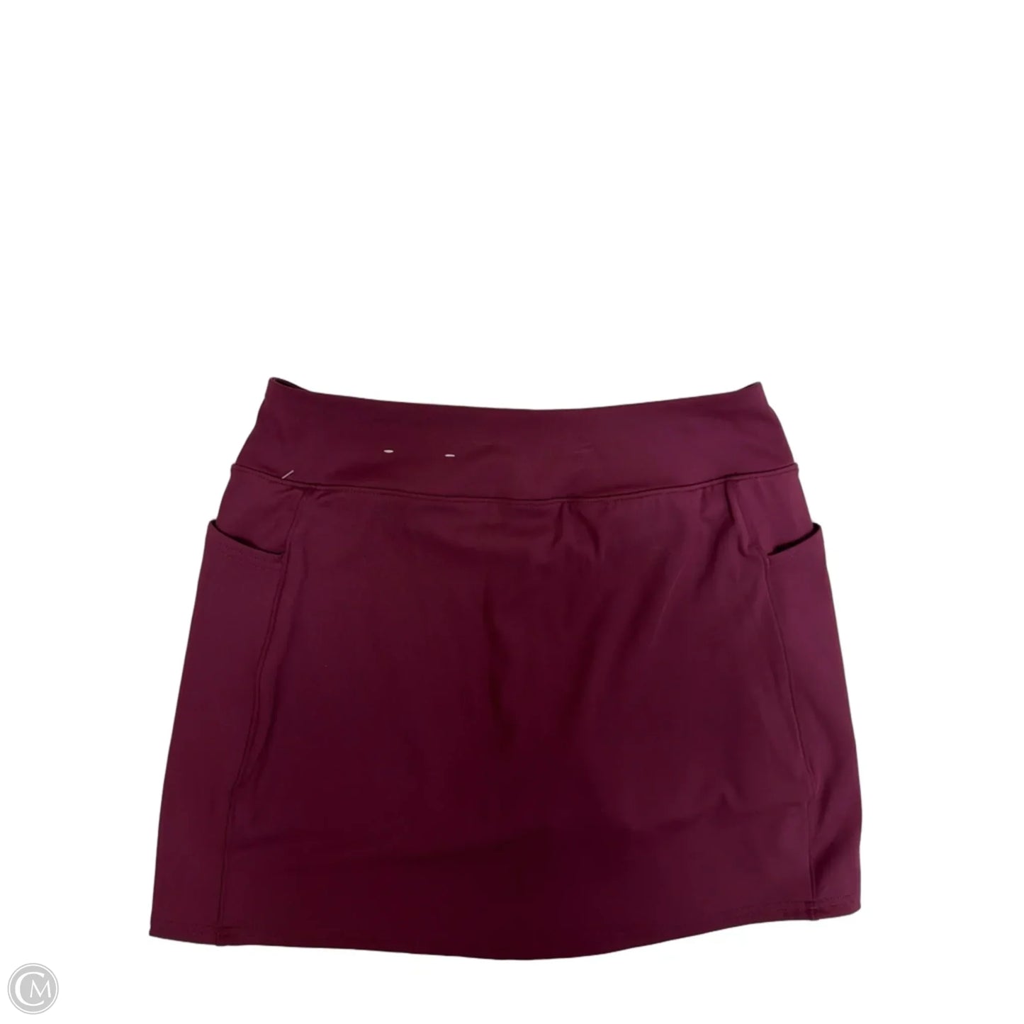 Athletic Skort By Tek Gear In Maroon, Size: M