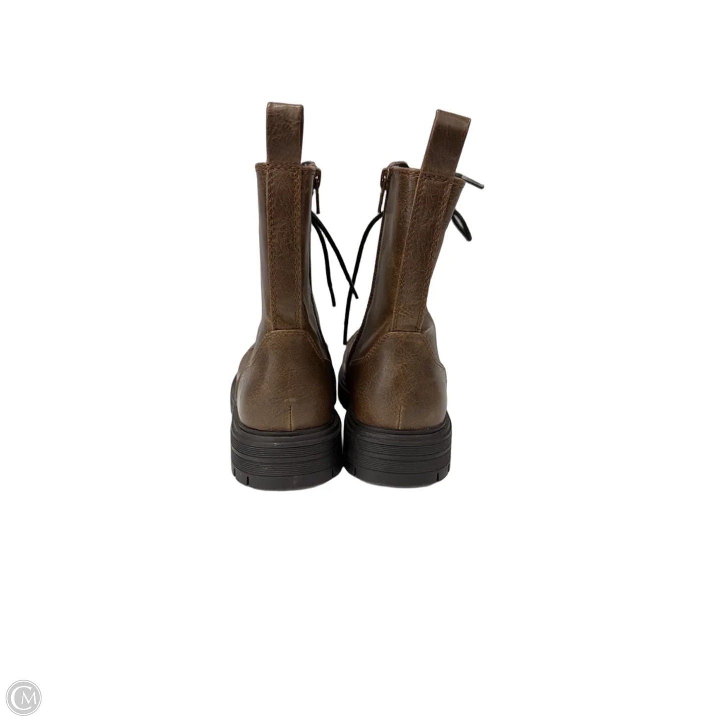 Boots Ankle Flats By So In Brown, Size: 8.5