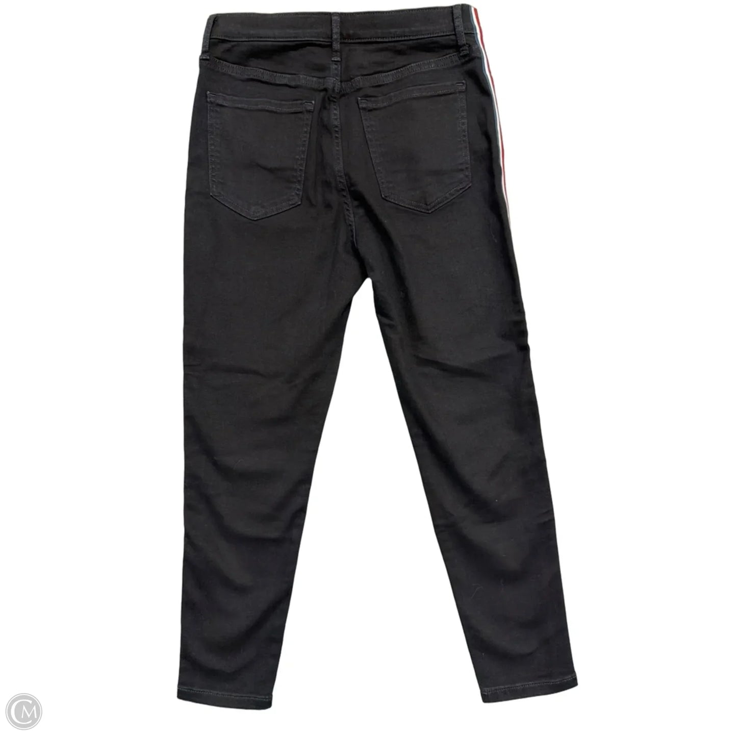 Jeans Skinny By Banana Republic In Black Denim, Size: 6