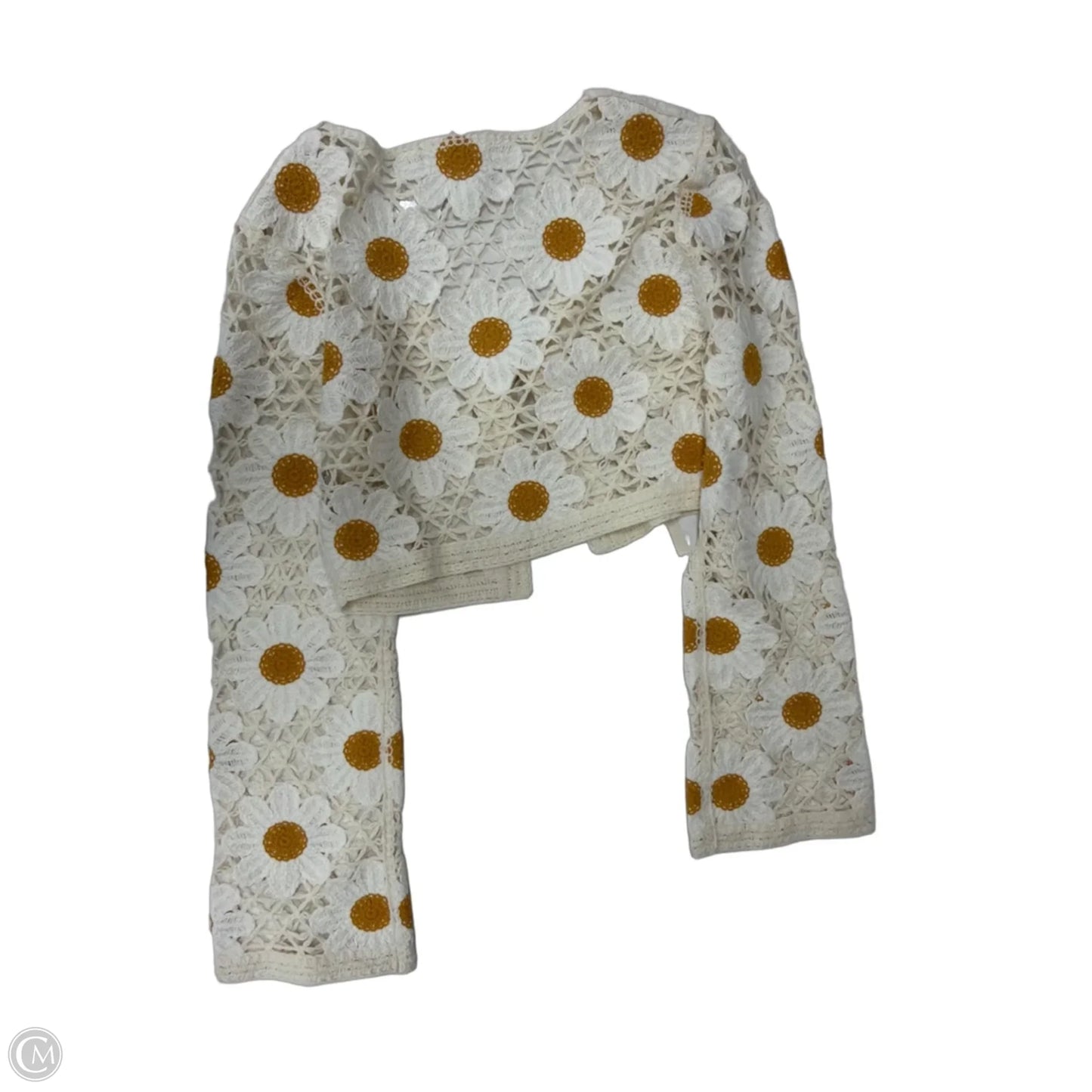 Cardigan By Moon And Madison In Cream, Size: Medium