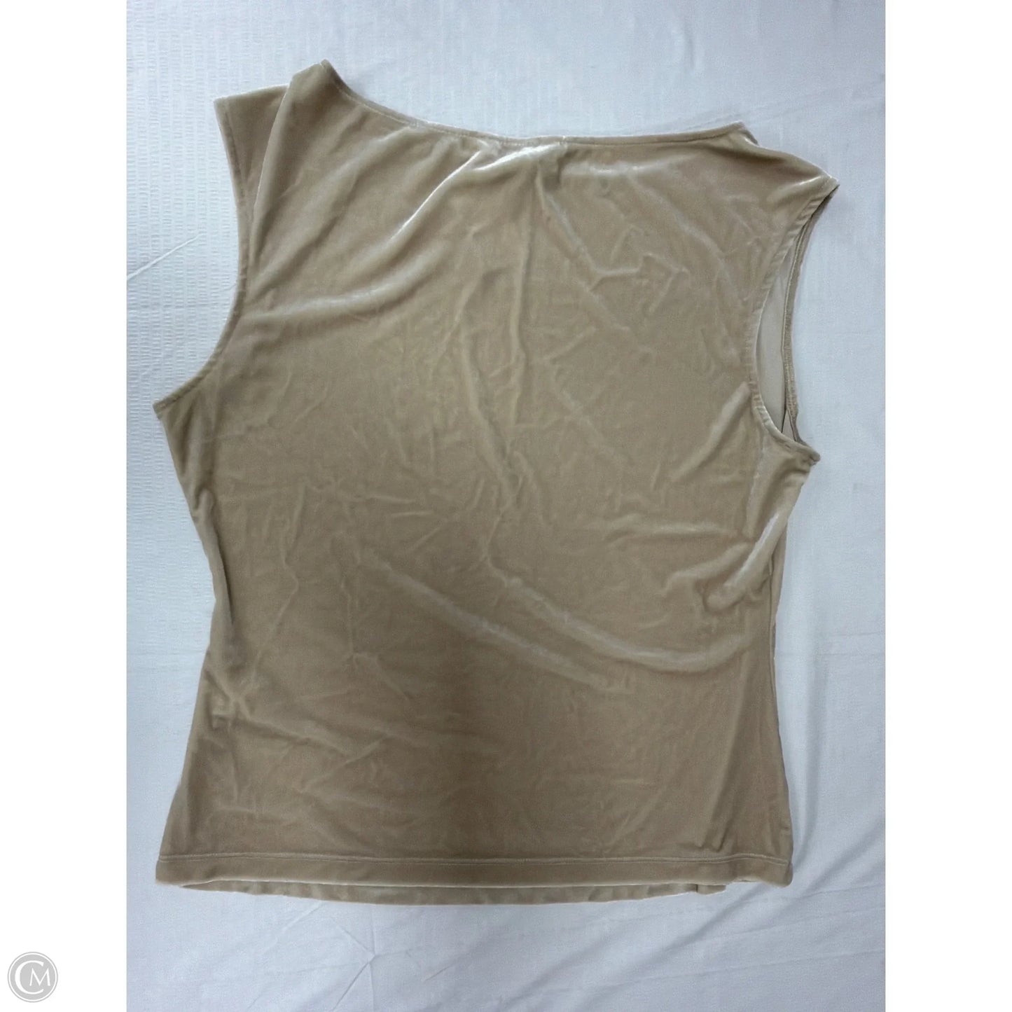 Top Sleeveless By Banana Republic In Tan, Size: M