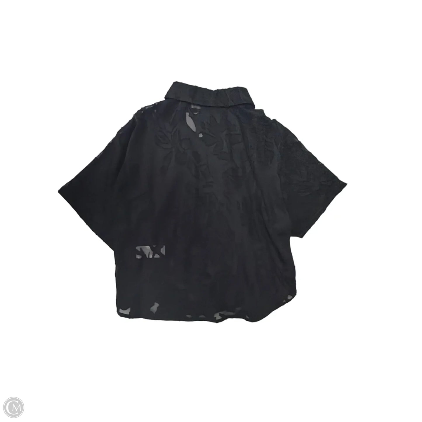Top Short Sleeve Designer By Michael Kors In Black, Size: S