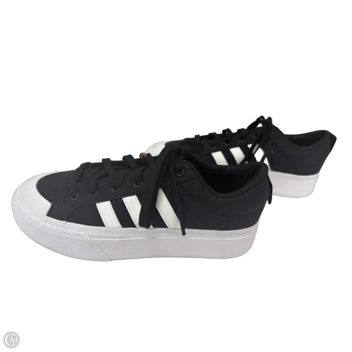 Shoes Athletic By Adidas In Black & White, Size: 10