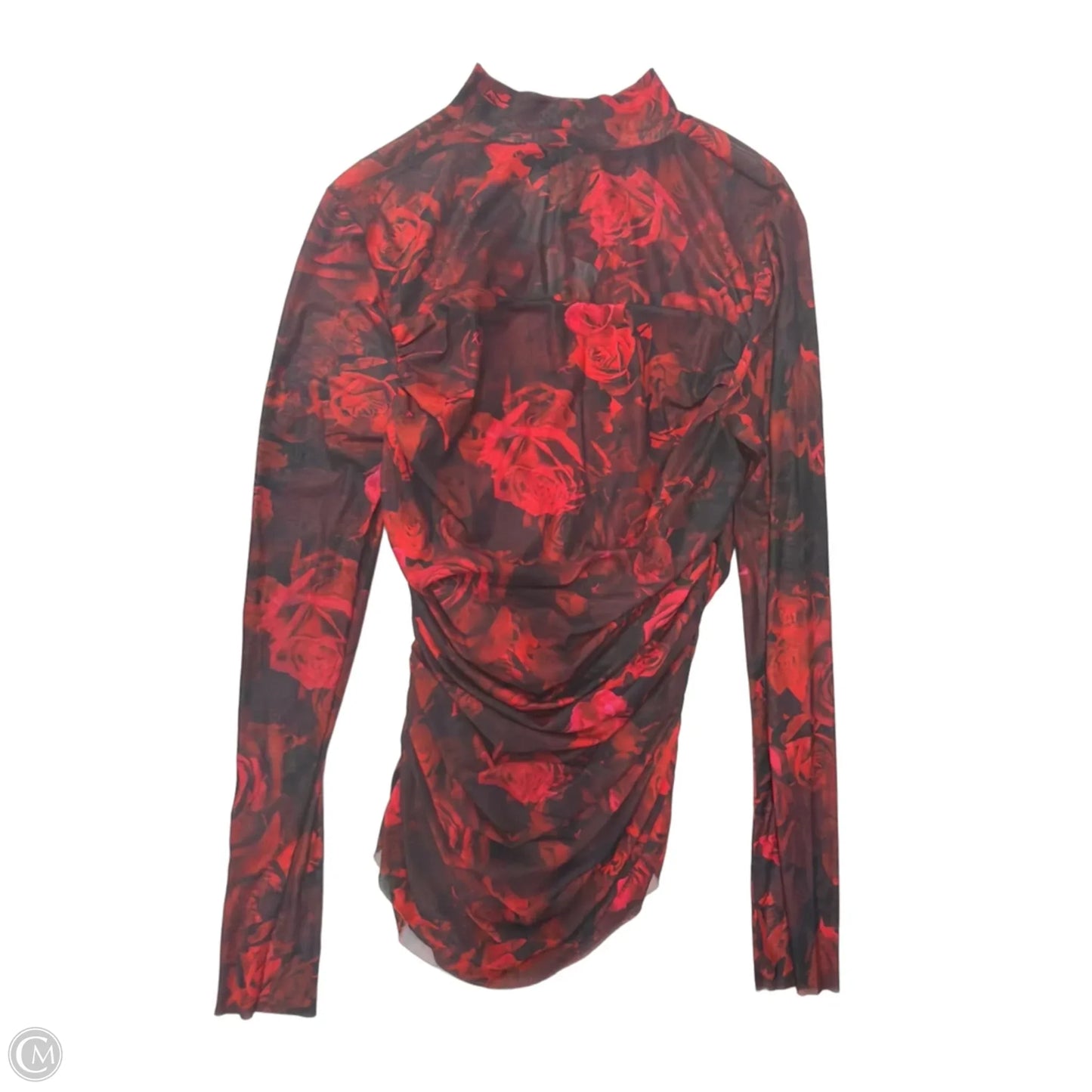 Top Long Sleeve By Clothes Mentor In Floral Print, Size: M