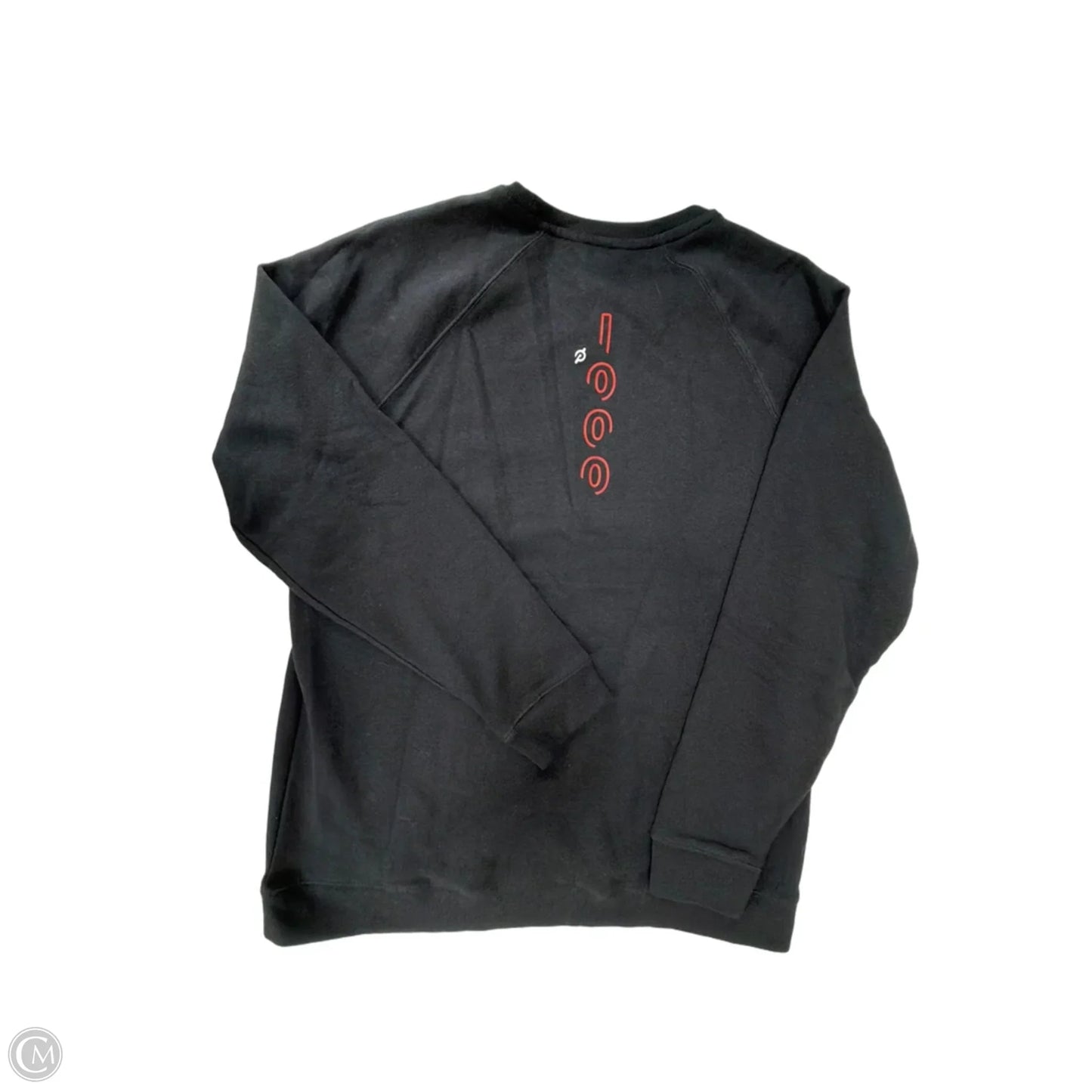 Athletic Sweatshirt Crewneck By Peloton In Black, Size: L