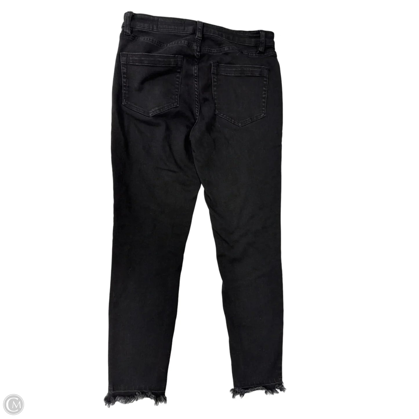 Jeans Straight By Vince Camuto In Black Denim, Size: 8