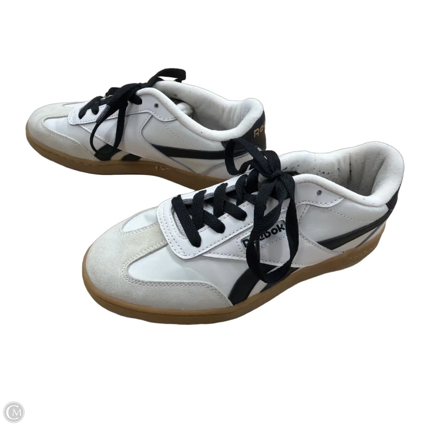 Shoes Athletic By Reebok In Black & White, Size: 7
