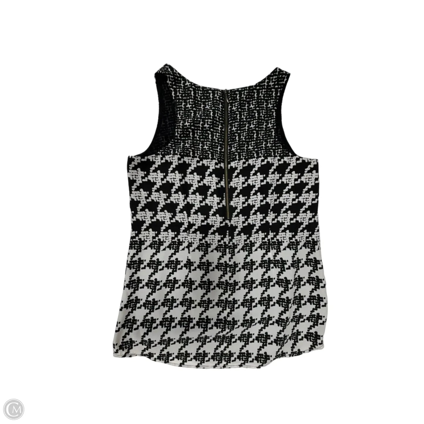 Tank Top By Cabi In Black & Cream, Size: S