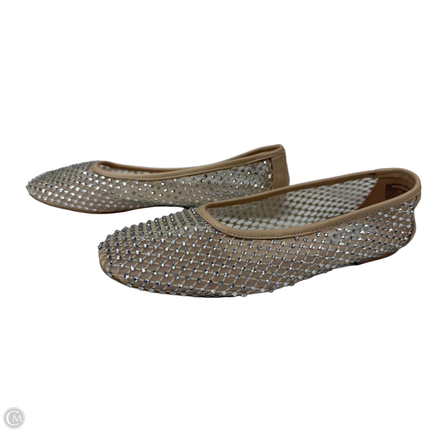 Shoes Flats By Steve Madden In Cream & Silver, Size: 9
