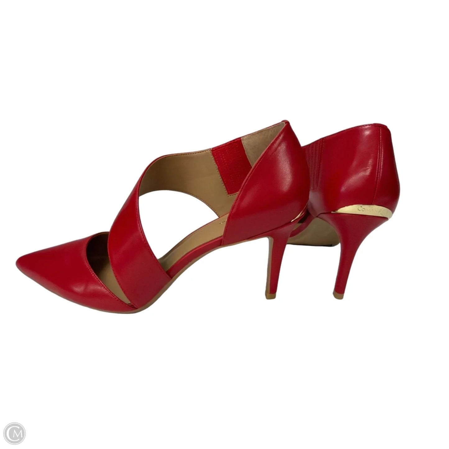 Shoes Heels Stiletto By Calvin Klein In Red, Size: 9.5